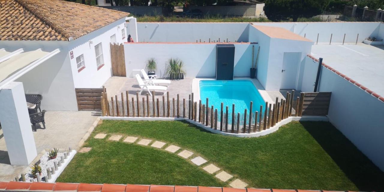 Palapa Beach , Chalet Con Piscina Privada Y Muy Cerca Del Mar Villa Chiclana de la Frontera Dış mekan fotoğraf